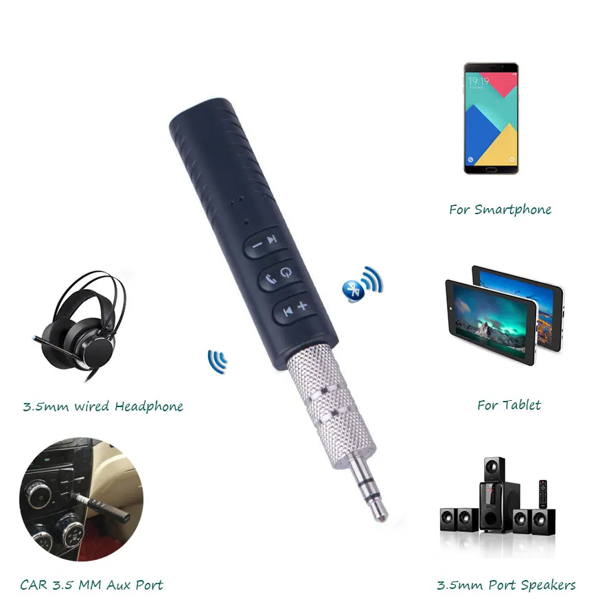 Автомобильный AUX Bluetooth аудио приемник адаптер для Jeep Liberty Trailhawk Ford King GTX1 Mitsubishi Grandis