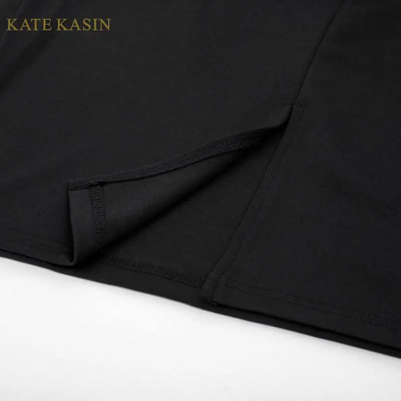 Kate Kasin Формальное вечернее платье-карандаш женская элегантная одежда для работы с открытыми плечами деловое офисное облегающее Платье облегающее бедра