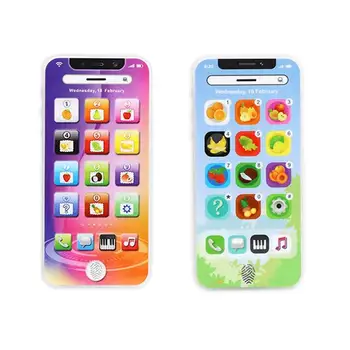 

English Learning Machine Smart Touch Keyboard Sensitivity Charging Flashing Vocalization Electronic Music Mobile Phone Toys