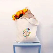 Эко на заказ хлопок Холст tote дружественные корейские сумки дизайн логотип многоразовые индивидуальные Складные хозяйственные молнии ткань печатные сумки