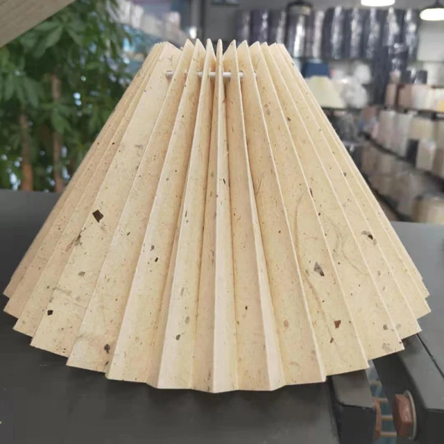 New Pleats Lampshade for Table Lamp Standing Floor Lamps Korean Style Pleated Lampshade Cute Desk Lamp Shade Bedroom Lamps E27 Pitting