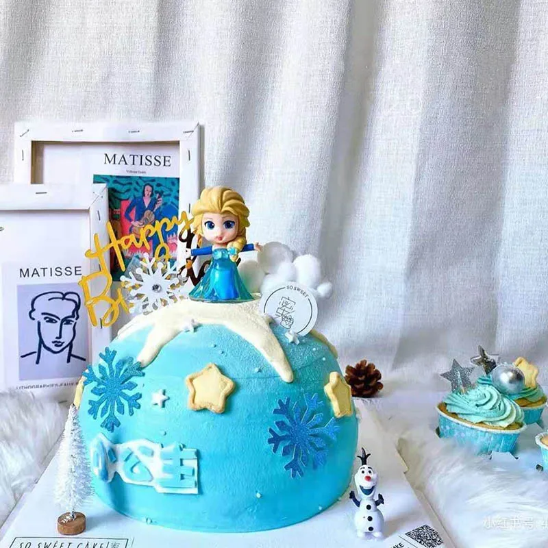 Set per feste a tema Principessa: stoviglie usa e getta, posate, tazze e palloncino Elsa - Perfetto per le feste di compleanno dei bambini