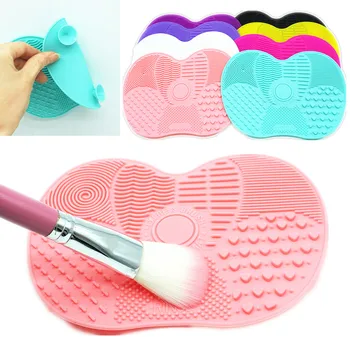 

Silicone Makeup Brush Cleaning Mat Washing Tools Hand Tool Large Pad Sucker Scrubber Board Washing Cosmetic Brush Cleaner Tool