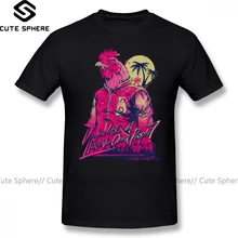 Горячая линия Майями Футболка Горячая линия Майями Ришар Футболка с принтом модная футболка 4xl 100 хлопок забавная Мужская футболка с коротким рукавом