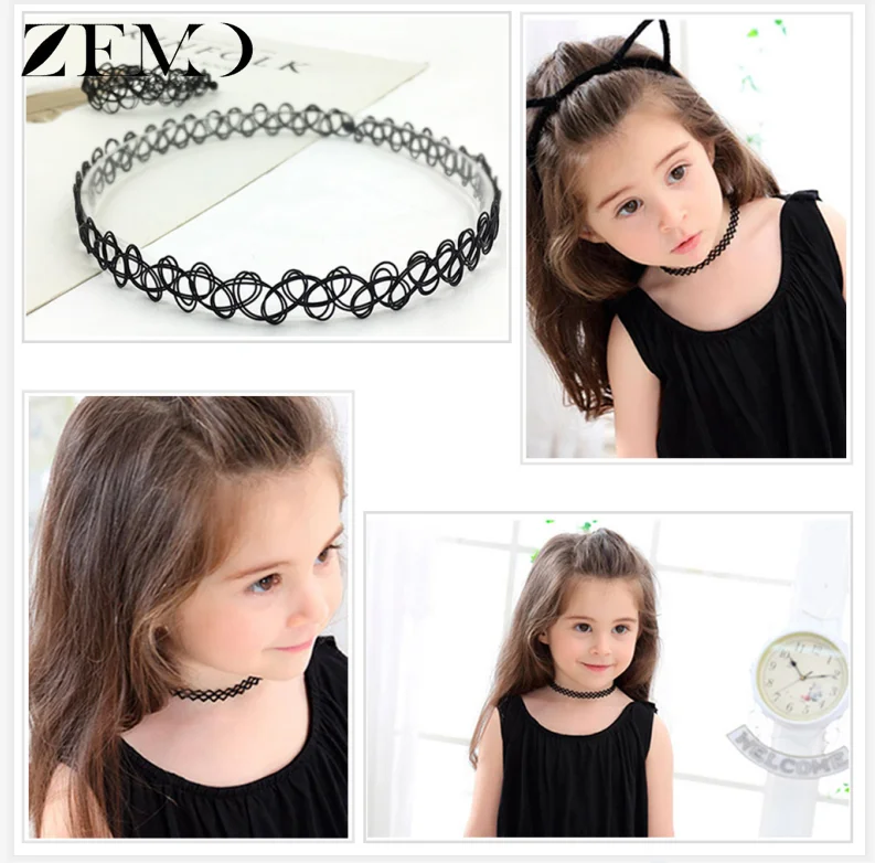 Mix Color Choker Necklaces (1)