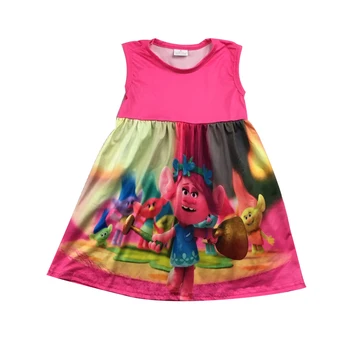 

Summer girls' clothes with cute prints children dresses kids frock design