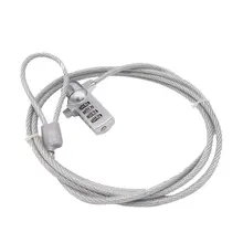 Serrure de sécurité à mot de passe à 4 chiffres, 1 pièce, chaîne antivol pour ordinateur portable, serrure à combinaison