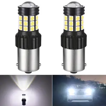 

2x P21W LED Bulbs 1156 BA15S 5630 5730 Rear Reversing Daytime Running Lights DRL white Red For Volkswagen VW T5 T6 Transporter