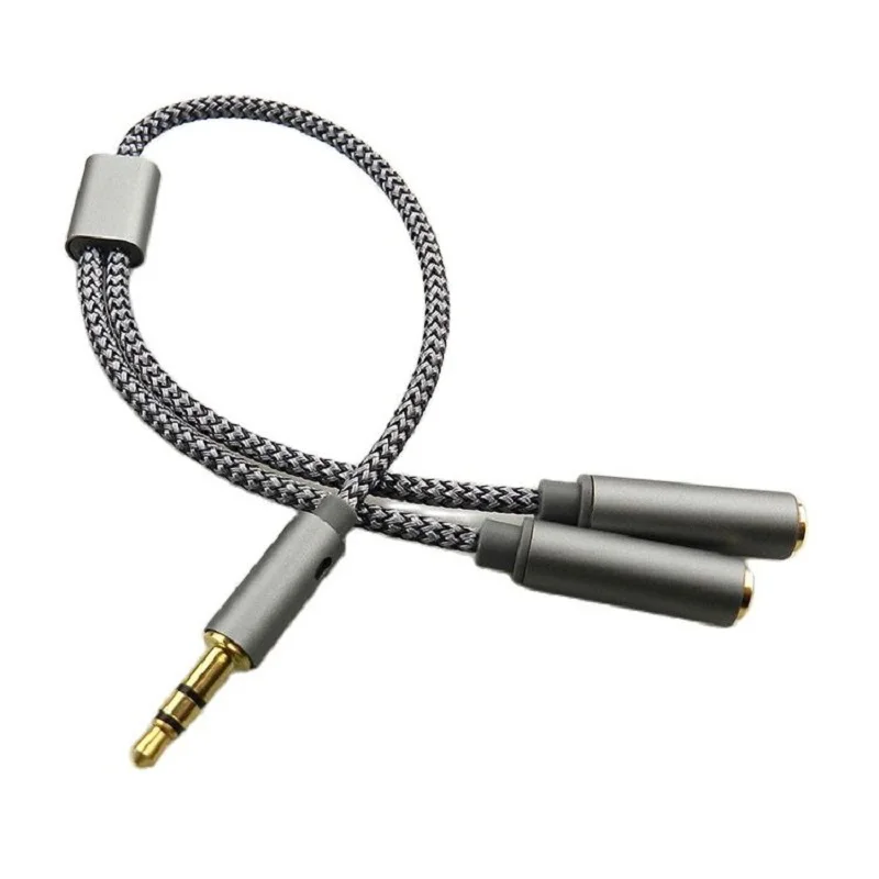 Câble audio jack 3,5 mm, câble auxiliaire mâle à mâle cordon de