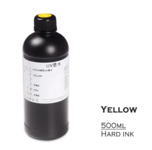 5 x 500ml Led UV Ink Universal UV LED Ink for Flatbed Printer 3D Compatible for Epson 1390 1400 1410 L800 R290 R330