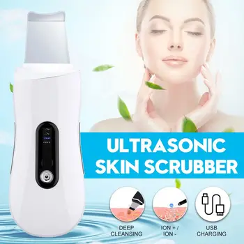 

Ultrasonic Skin Scrubber Deep Face Cleaning Machine Peeling Shovel Facial Pore Cleaner Face Skin Scrubber Lift Machine
