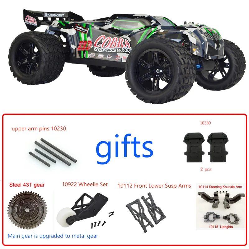 Vrx Racing RH818 KIT Cobra 1/8 Scale 4WD Electric RC CarWithout Electronics Included Car shellRemote control car