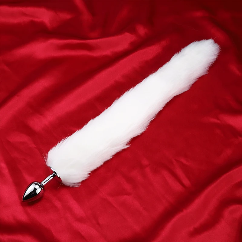 Fox Tail Anal Plug In Adult Games , Stainless steel Anal Pleasure Bead Butt Plug Stimulator Sex Products Flirt Toys For Women Fox Tail Anal Plug In Adult Games , Stainless steel Anal Pleasure Bead Butt Plug Stimulator Sex Products Flirt Toys For Women