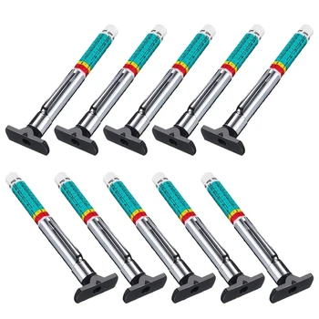 

10Pcs Tyre Tread Depth Gauge Accurate Measurement Tools Clear Markings Smart Color Coded for Car Trucks Motorcycles