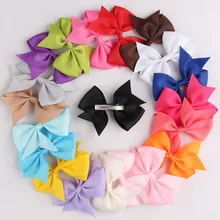 Детские заколки для волос, аксессуары для волос для девочек, ласточкин хвост, ребристый узор, ленты, заколки-пряжки, Детские аксессуары для волос