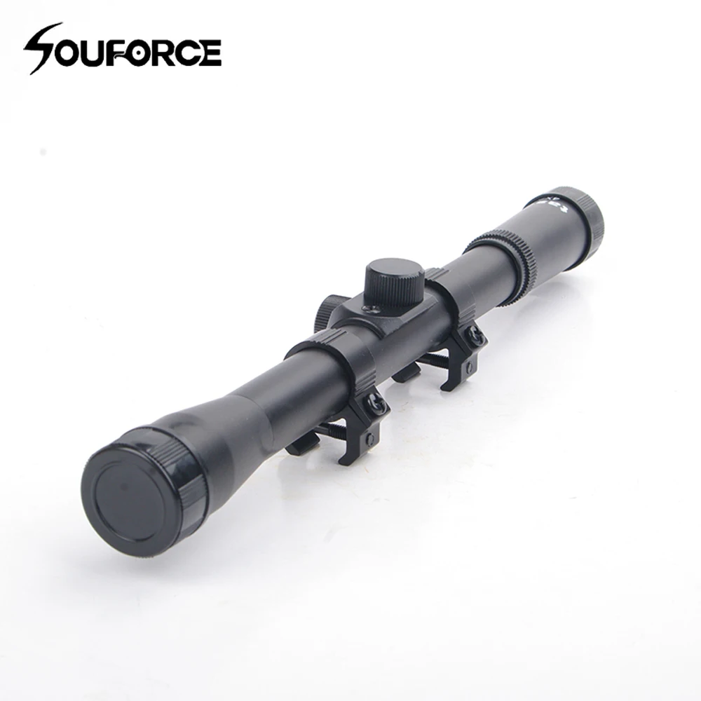 

1pc 4x20 Air Gun Optics Scope 11 mm Mount for 22 Caliber Airsoft Guns for Hunting Riflescopes