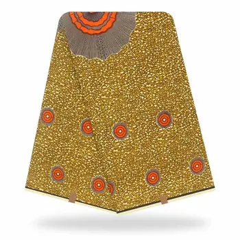 

African Wax Print 100% Cotton Fabric Wax Prints African Fashionable Real Wax Sewing Material