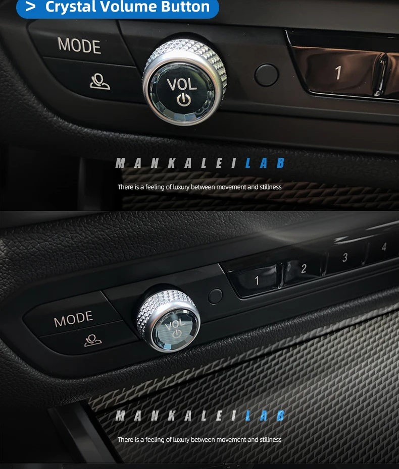 Volume Botão de Rádio para BMW Série
