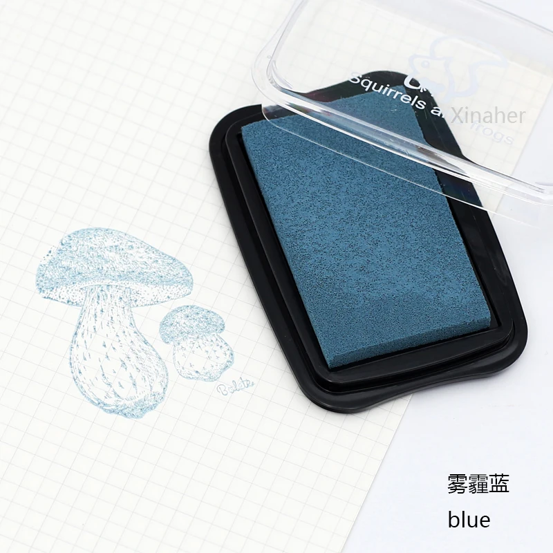 16 colors big size ink pad Stamp planner scrapbooking silicone stamp inkpad diy diary greeting card making supplies 