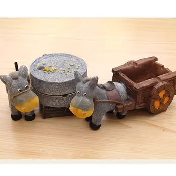 

Resin Donkey Pull Grinding Ashtray Birthday KTV Bars Office Furnishing Articles Home Decor Smoking Accessories HYD88
