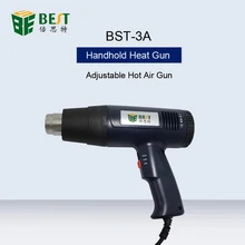BST-3A Регулируемая постоянная температура горячий воздушный пистолет ручной Воздушный пистолет противоскользящая ручка смягчающий сварочный материал 220 В 1600 Вт