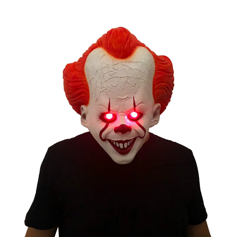 Классический фильм Стивен Кинг это маска Pennywise светящаяся маска реквизит для косплея полная маска для лица подарок на Хэллоуин
