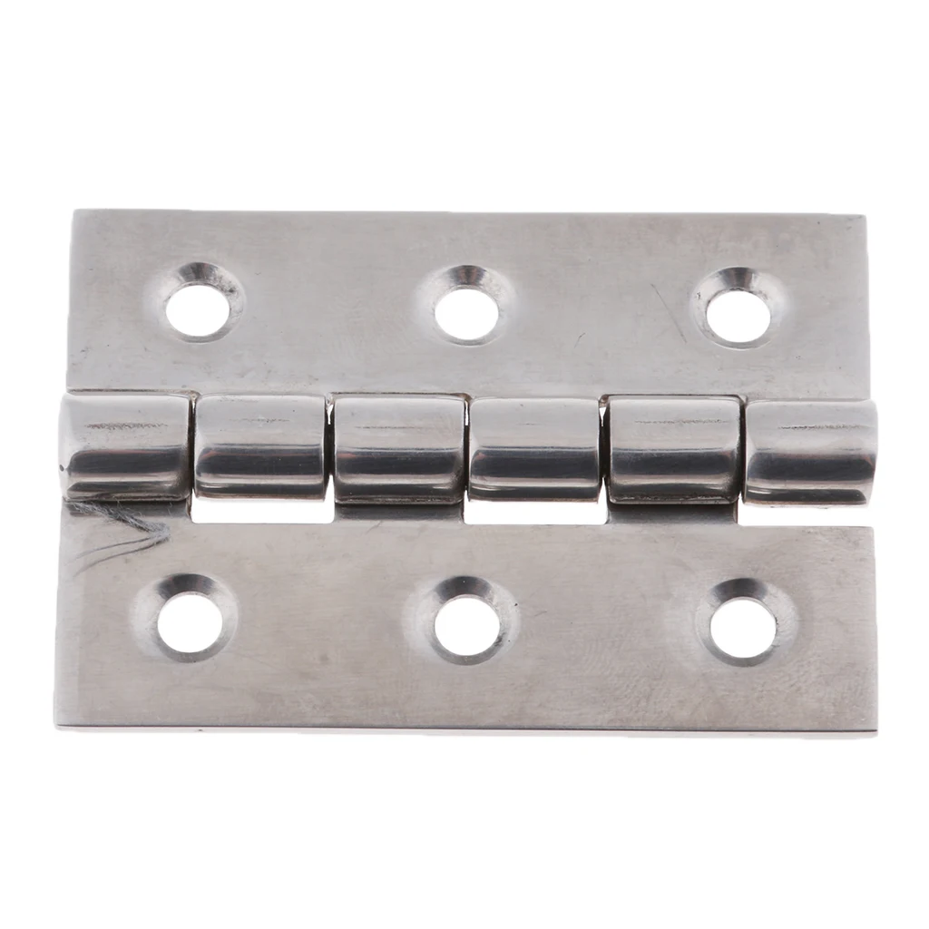 Marine Boat Stainless Steel 316 Polished Cabinet Deck Door Hinge 60 x 42mm