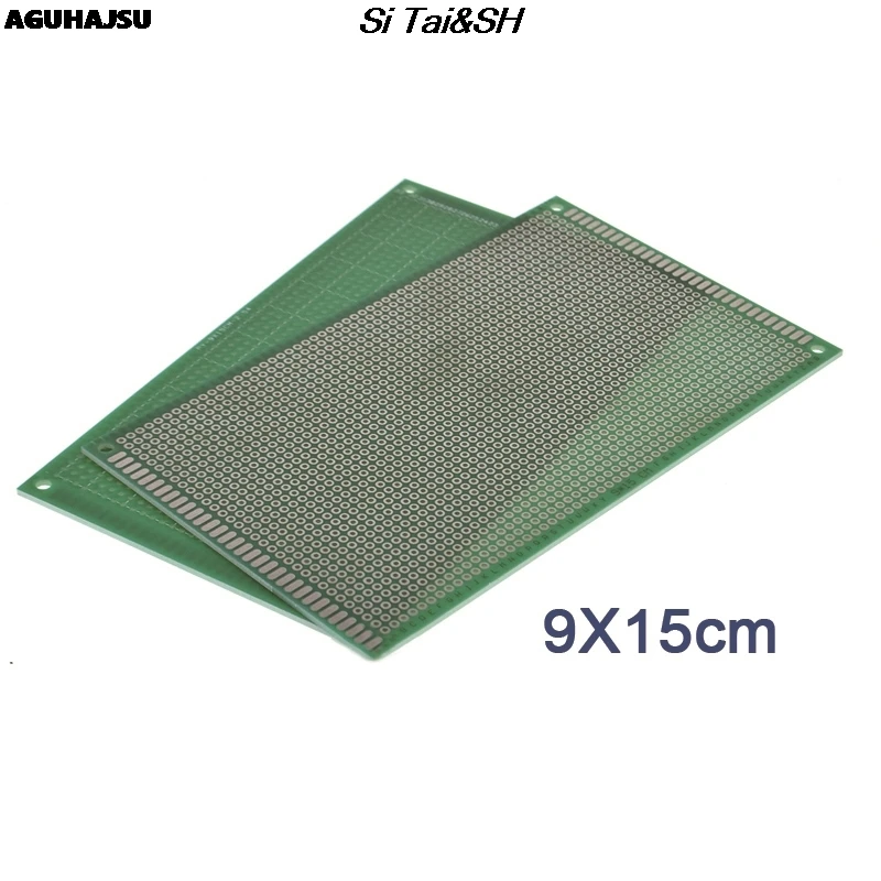 

1PCS 9x15 cm PROTOTYPE PCB 2 layer 9*15CM panel Universal Board double side 2.54MM Green