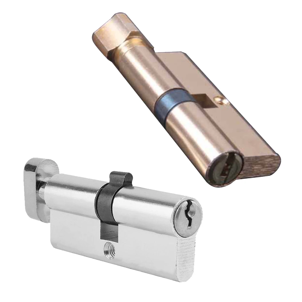 Anti Snap Euro Cylinder Lock Barrel Thumb Turn Security Sliding Door Gate Over Door Hook Universal Aluminum Door Glass afbeelding