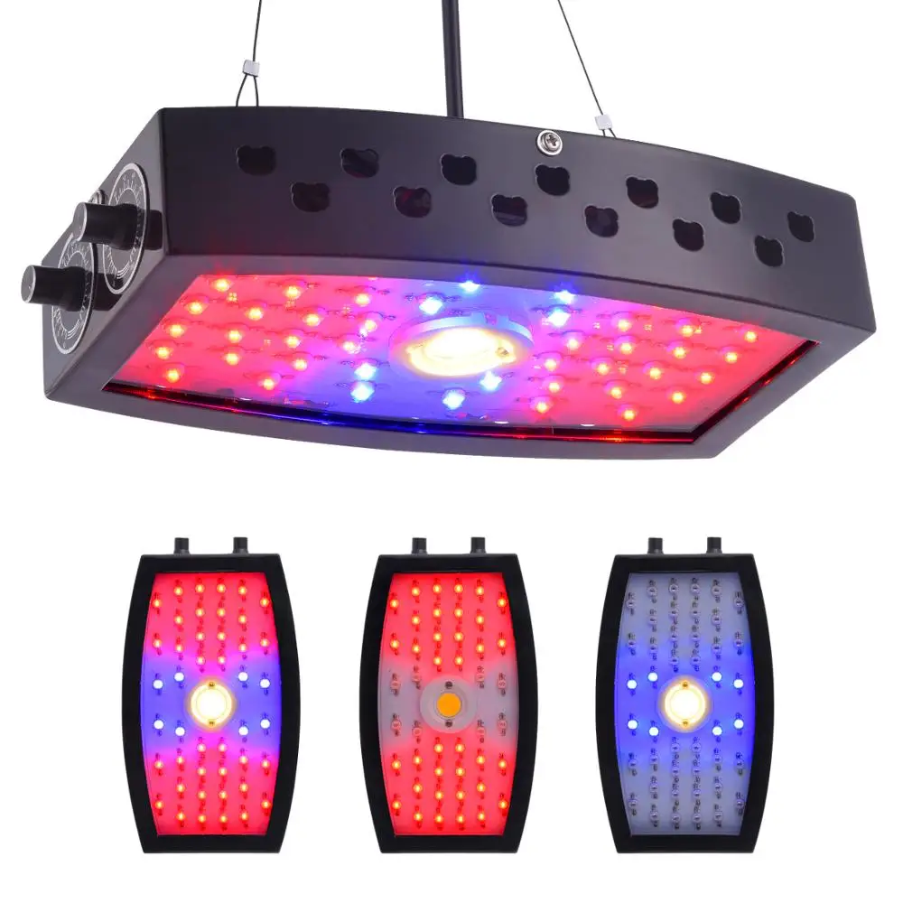 Светодиодная прямоугольная фитолампа полного спектра для выращивания растений