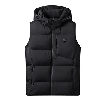 

Men/Women Heating Vest Washable Usb Charging Heating Warm Vest Control Temperature Outdoor Camping Hiking Golf (Without Battery)