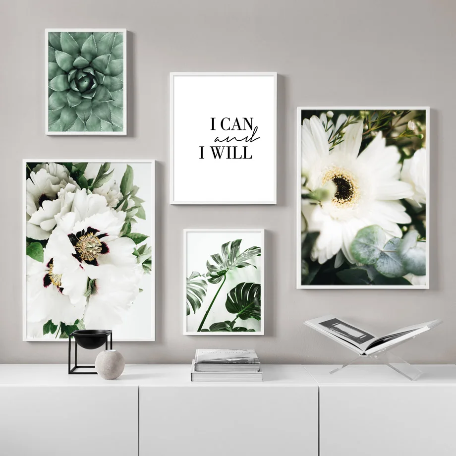 Aloe Succulents Monstera Green Plant Art Nordic Posters And Prints Wall Art Canvas Painting Wall Pictures For Living Room Decor