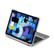 Съемный BT клавиатура с сенсорной панелью для iPad Air 4/ iPad Pro 11 ", Премиум пластиковой крышкой и 7 с цветным принтом «Подсветка Съемный BT клавиатура с сенсорной панелью для iPad Air 4/ iPad Pro 11 ", Премиум пластиковой крышкой и 7 с цветным принтом «Подсветка