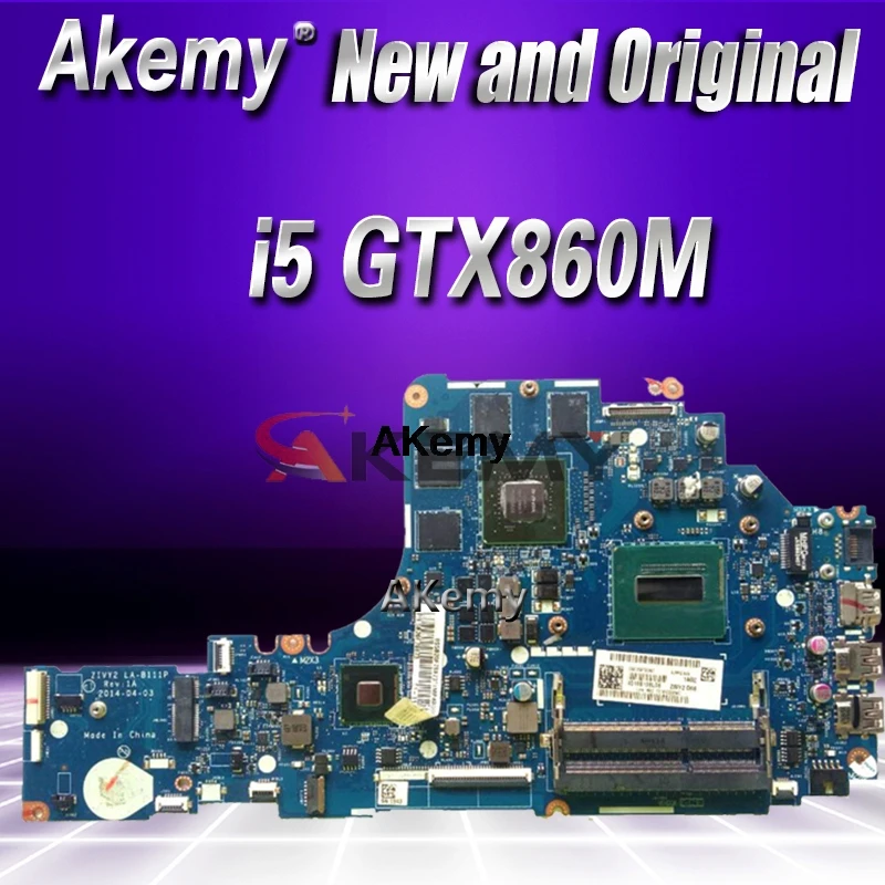 

New and Original laptop Lenovo Y50-70 W8P I5-4210H CPU motherboard mainboard ZIVY2 LA-B111P N15P-GX-A2 5B20G84765