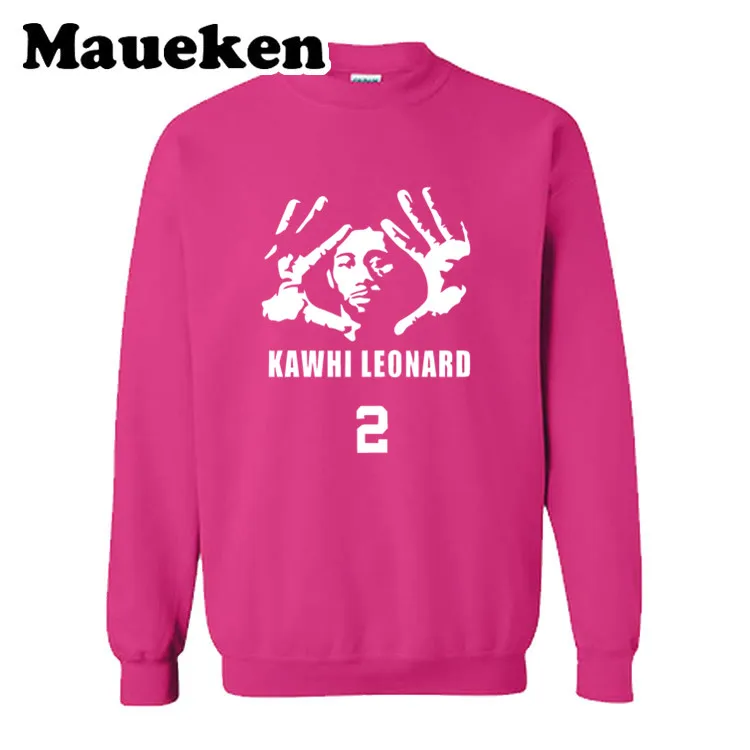 7 Мужские толстовки MVP Kawhi Leonard 2 KLAW kawaii Los Angeles KL2 толстовки толстые с круглым воротником Зимние W19101128 - Цвет: 7