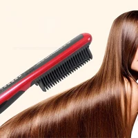 Professional Electric Hair Styling Straightening Smoothing Modeling Brush Rotating Hairbrush Hot Comb Electrical Curling Iron 5