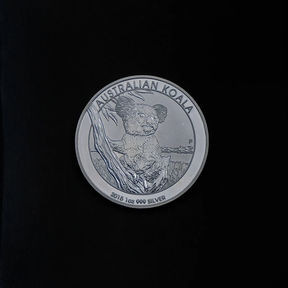 RH Посеребренная монета для дома декоративная 999,9 Серебряная коала с узором памятная елизания II монеты коллекционные для креативного подарка