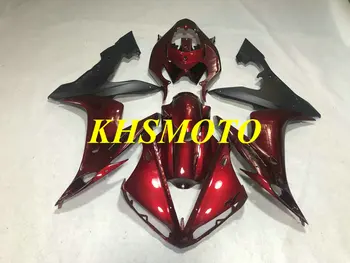 

Injection mold Fairing kit for YZFR1 04 05 06 YZF R1 2004 2005 2006 YZF1000 Top Red black Fairings Set+gifts YB62