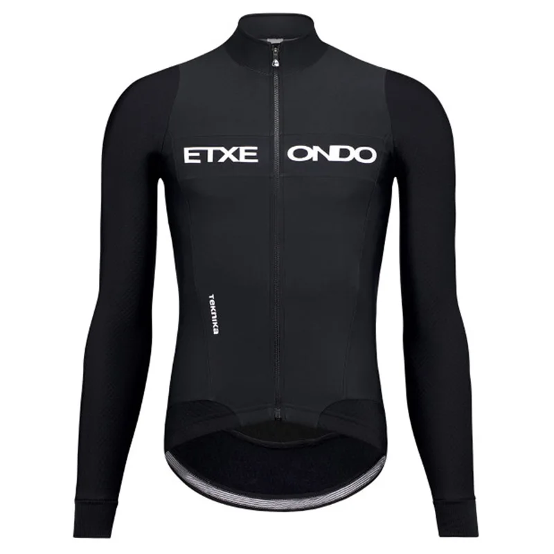 Jersey H Зимняя велосипедная Джерси go pro, теплая флисовая кофта с длинным рукавом, велосипедная, высокая воздухопроницаемость, сохраняющая тепло, куртка ciclismo invierno - Цвет: Jersey H
