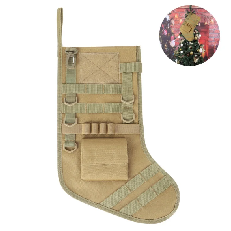 Новая подвесная Тактическая Molle Рождественская сумка для чулок, дамская сумка-капельница, сумка для хранения, военная Боевая охотничья сумка
