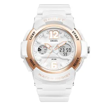 

Multifunctional Sports Wristwatch SMAEL Women Wrist Watch Dual Display Watch LC