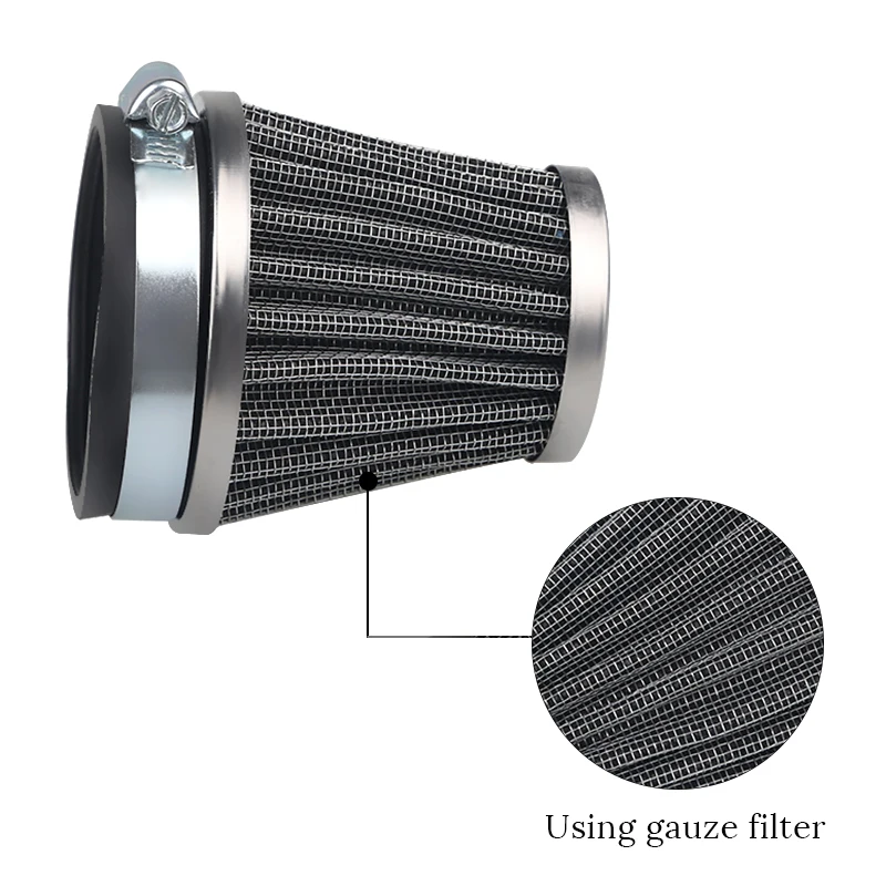 Air filter motorcycle air filter air filter cleaner motocross air filter Universal Motorcycle Air Filter Motorbike Carburetor Air Intake Pipe Mushroom Head 35mm-60mm Repalcement
