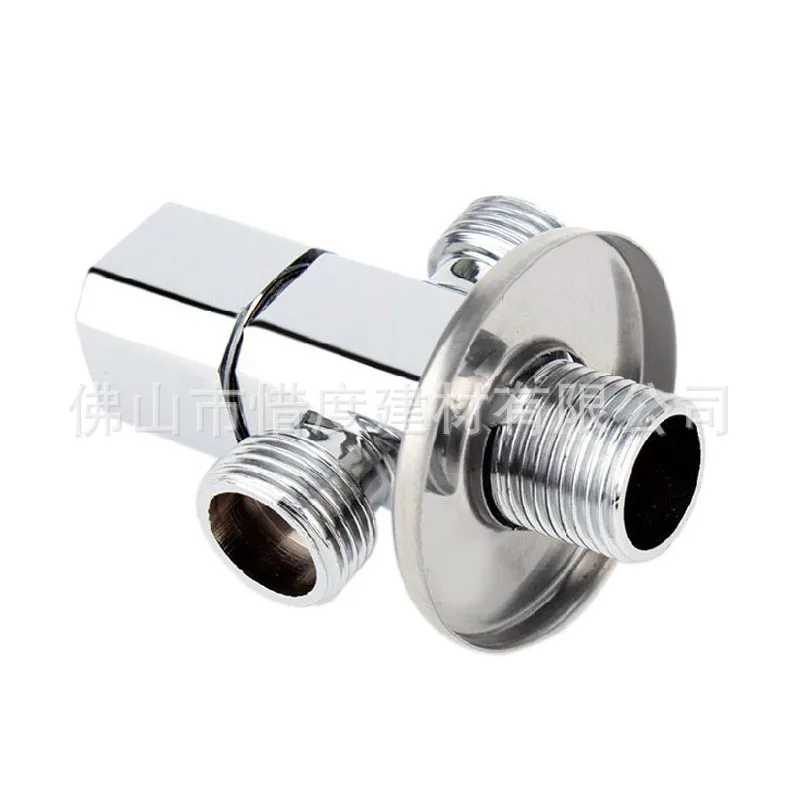 Kaiping напрямую от производителя медный угловой клапан водозапорный кран камера горшок водонагреватель кран угловой клапан двойного использования