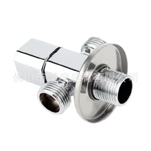 Kaiping напрямую от производителя медный угловой клапан водозапорный кран камера горшок водонагреватель кран угловой клапан двойного использования