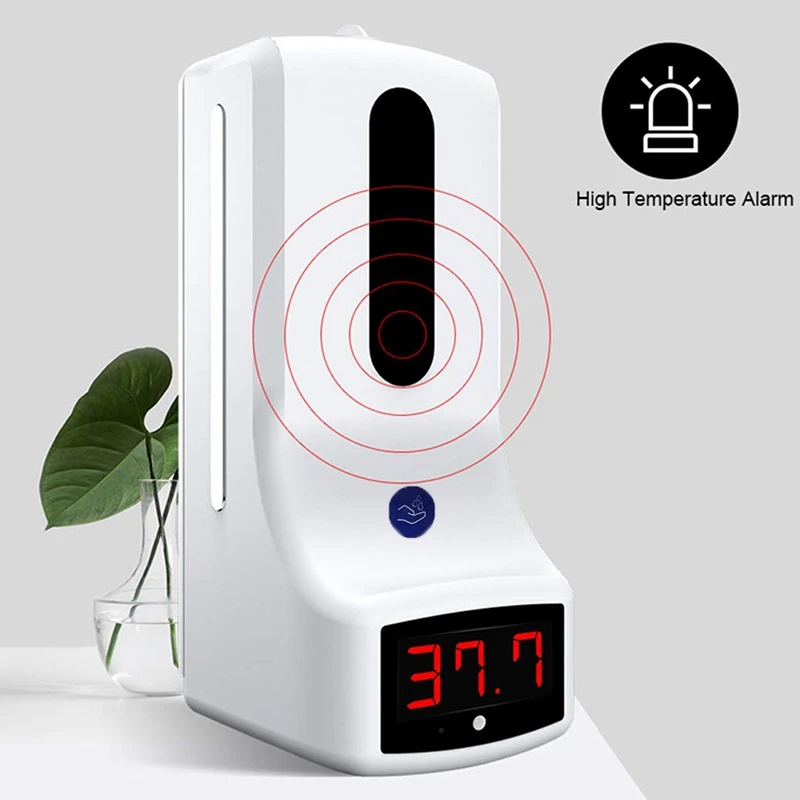 

LBER K9 Automatic Liquid Soap Dispenser Smart Sensor Digital Hands Washing Free Machine Non-Contact Infrared Thermometer