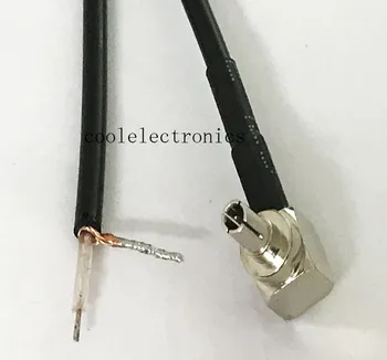 

50pcs CRC9 Male Right Angle Connector Single-end RG174 RF Pigtail Cable 50ohm 15cm 20cm 30cm 50cm