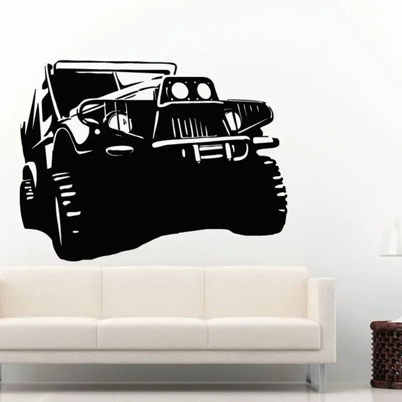 Car Sticker 4x4 SUV Vehicle Decal Classic Cars Posters Vinyl Wall Decals Pegatina Quadro Parede Decor Mural Car Sticker