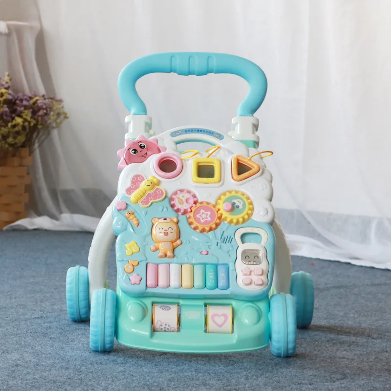

Youleen Baby Walker Multi-functional Baby Toddler Trolley Baby Walker Anti-Falling GIRL'S And BOY'S Toy 0-3-Year-Old