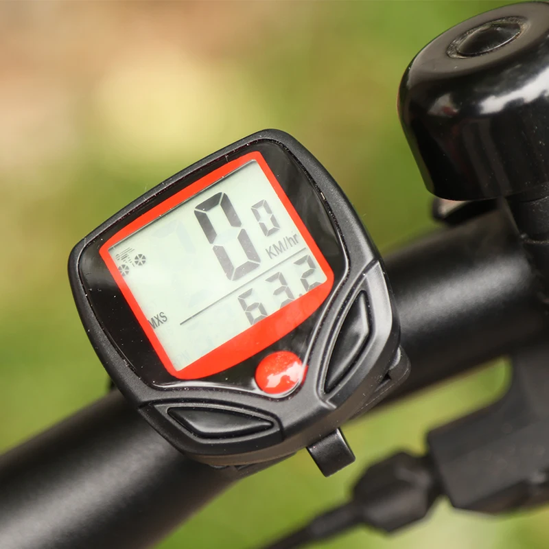 

Bike Computer With LCD Digital Display Waterproof Bicycle Odometer Speedometer Cycling Stopwatch Riding Accessories Tool