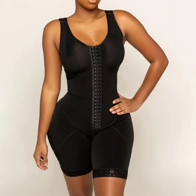 Women's Breast Lifting Bodysuit Gusset Opening With Hooks Seamless  Postpartum Underwear Fitness Body Shaper - Shapers - AliExpress
